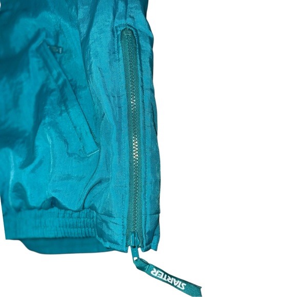 Vintage 90s NFL Pro Line Miami Dolphins Quarter Zip Puffer Parka Jacket  Size L - Picture 6 of 16